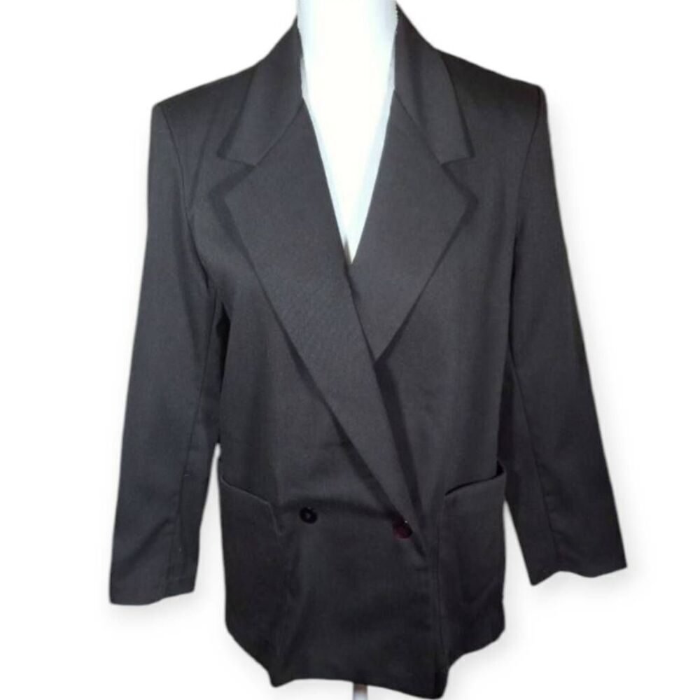 TJW BLACK BLAZER SZ.8 EUC.